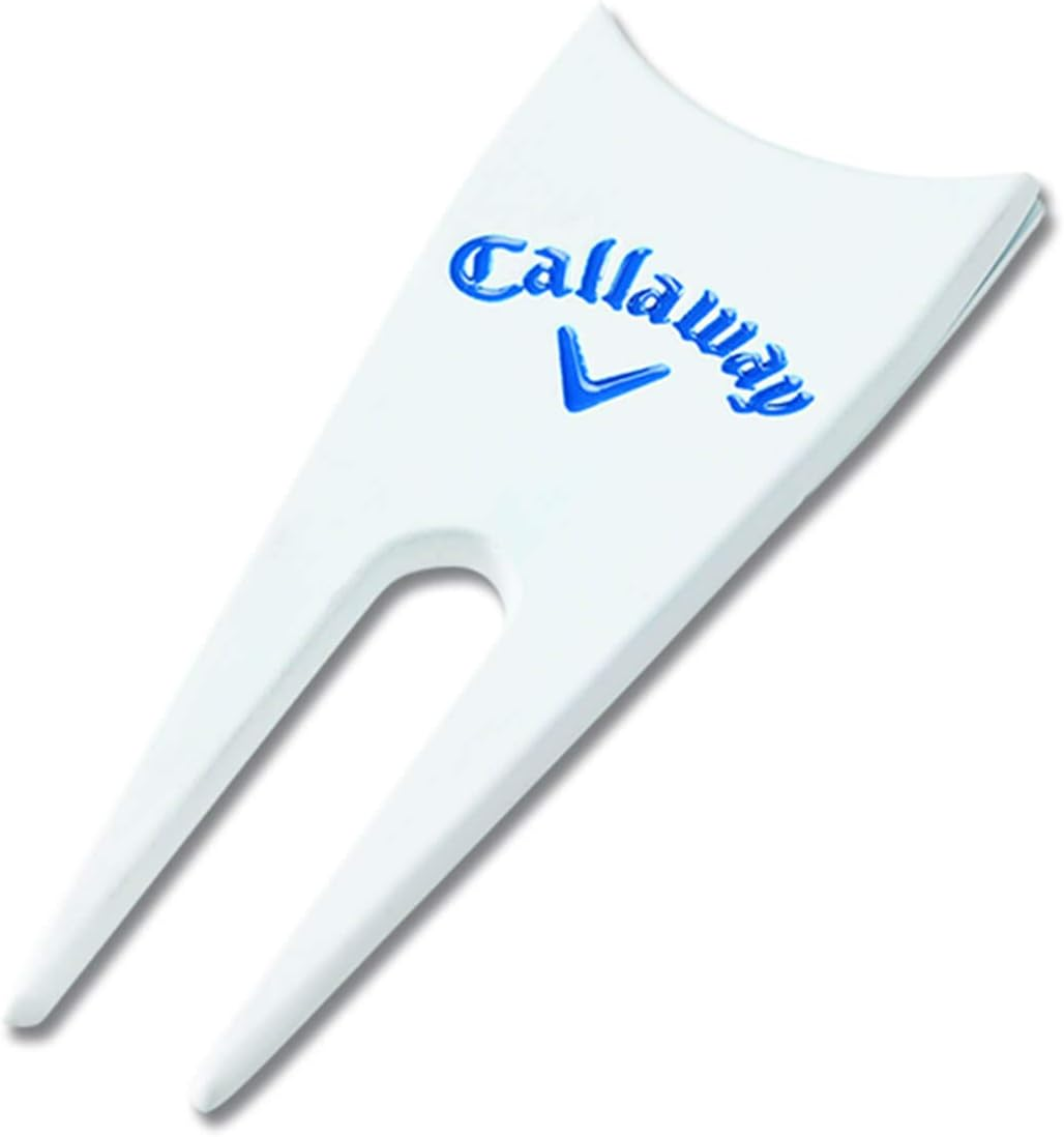 Callaway Unisex'S Golf 2021 Triple Track Divot Tool, White/Blue/Red, One Size