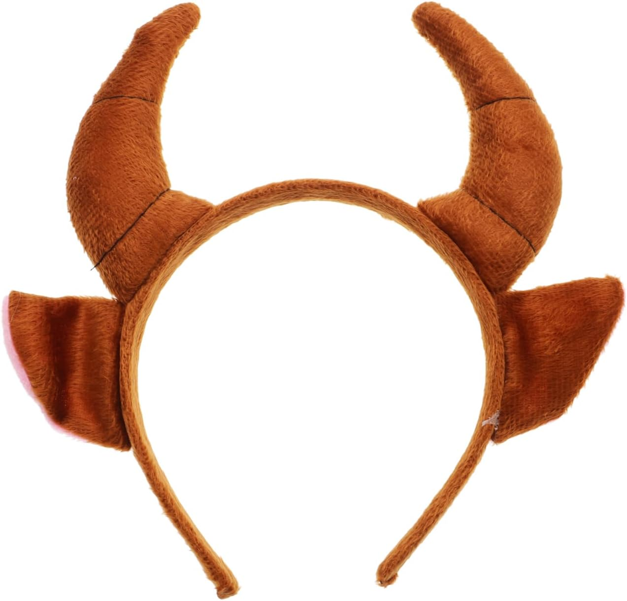 Veemoon Cow Horn Headband for Adults Animal Costume Headpiece for Parties Cosplay for Halloween Special Occasions Unique Photo Props