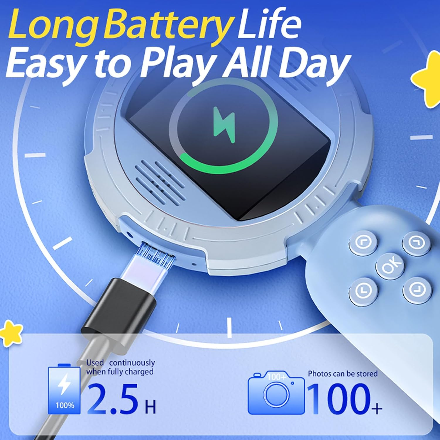 Digital Microscope for Kids - Portable Pocket Magnifier with 2" IPS Display, 100X Magnification, 8 LED Lights, USB Connection to PC, Compatible with & Mac image number 6