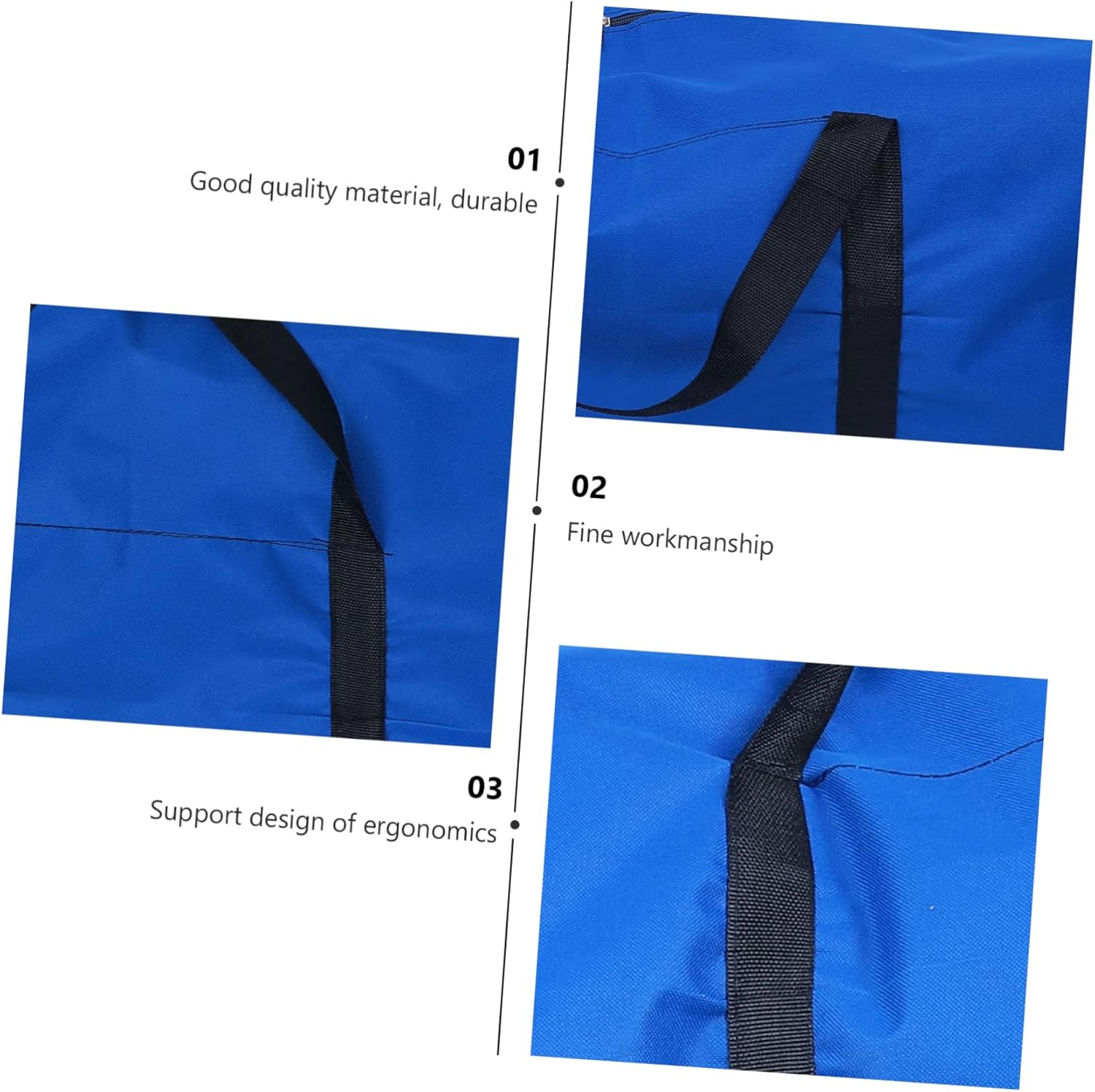 TOVINANNA Camping Storage Container Oxford Cloth Heavy Duty Zippered Bag for Tent Accessories Inflatable Boat and Kayak Easy Carrying Case for Outdoor Camping and Travel image number 3