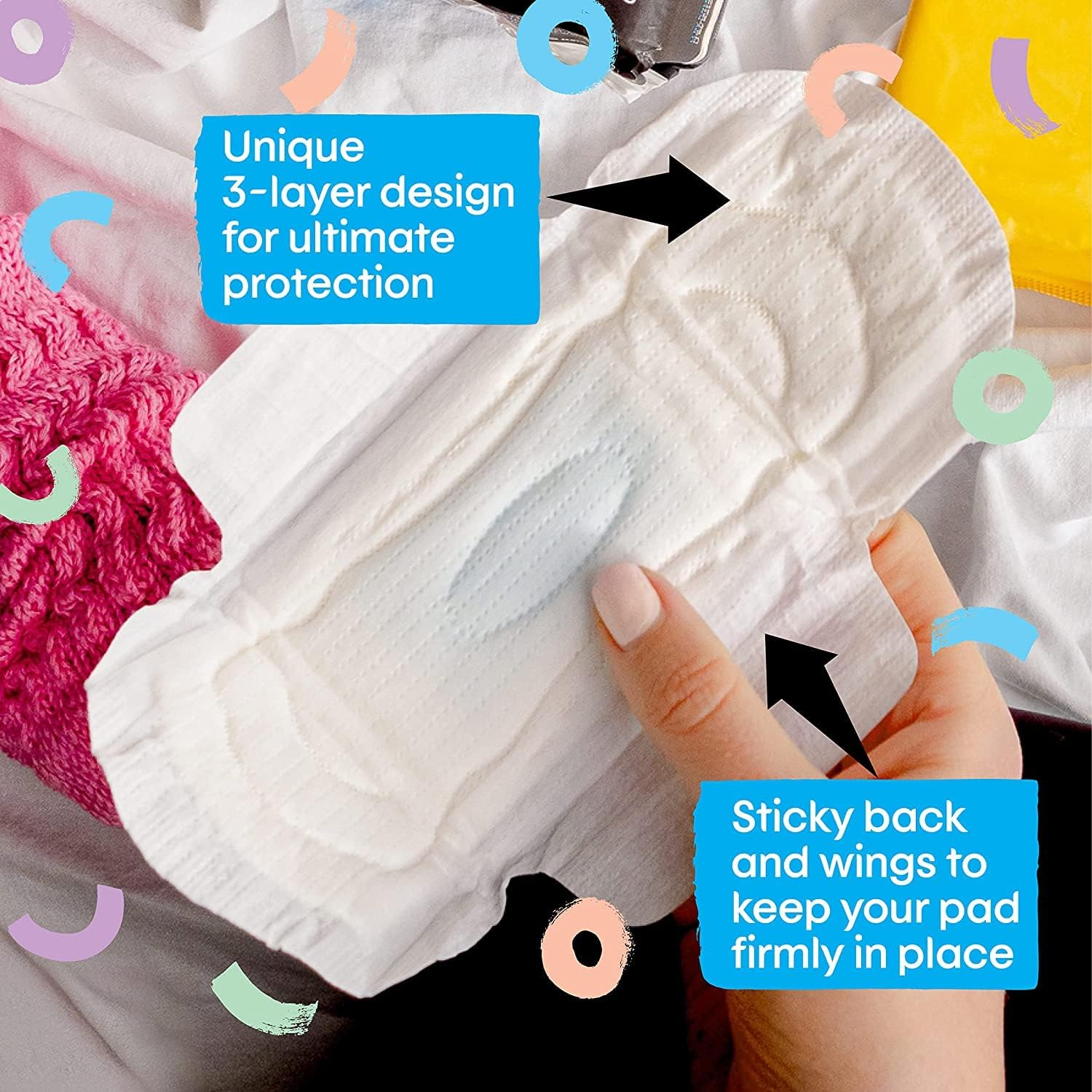 U by Kotex Petite Ultrathin Pads Overnight with Wings 48 Count (4 X 12 Pack) - Packaging May Vary image number 5