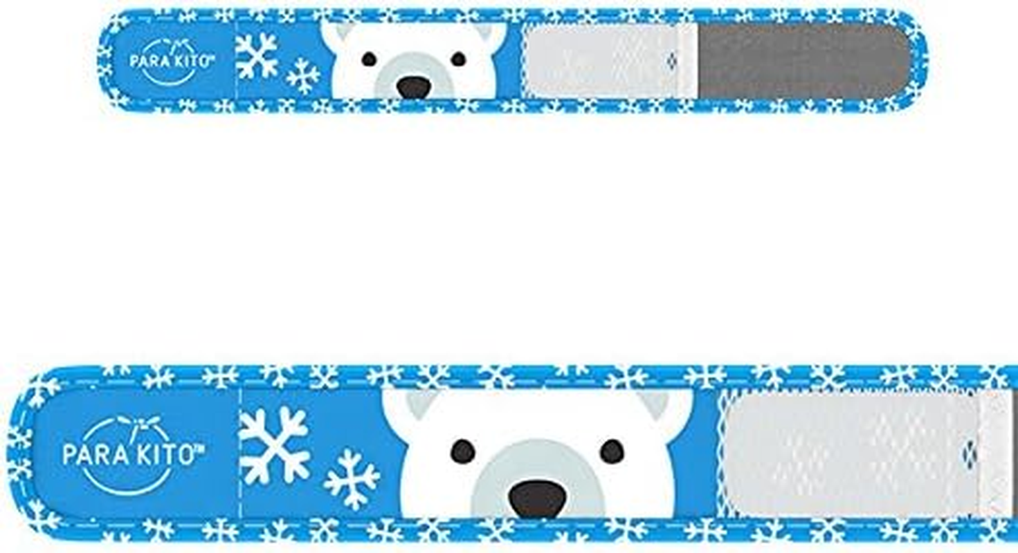 PARAKITO Mosquito Band Kids - Mozzie Bands Kids - W/Natural Essential Oils, No DEET, No Alcohol, Waterproof, from 3+ Years. 30 Days Protection, 15 Days per Pellet, 2 Pellets per Pack (Polar Bear) - Dinosaur image number 4