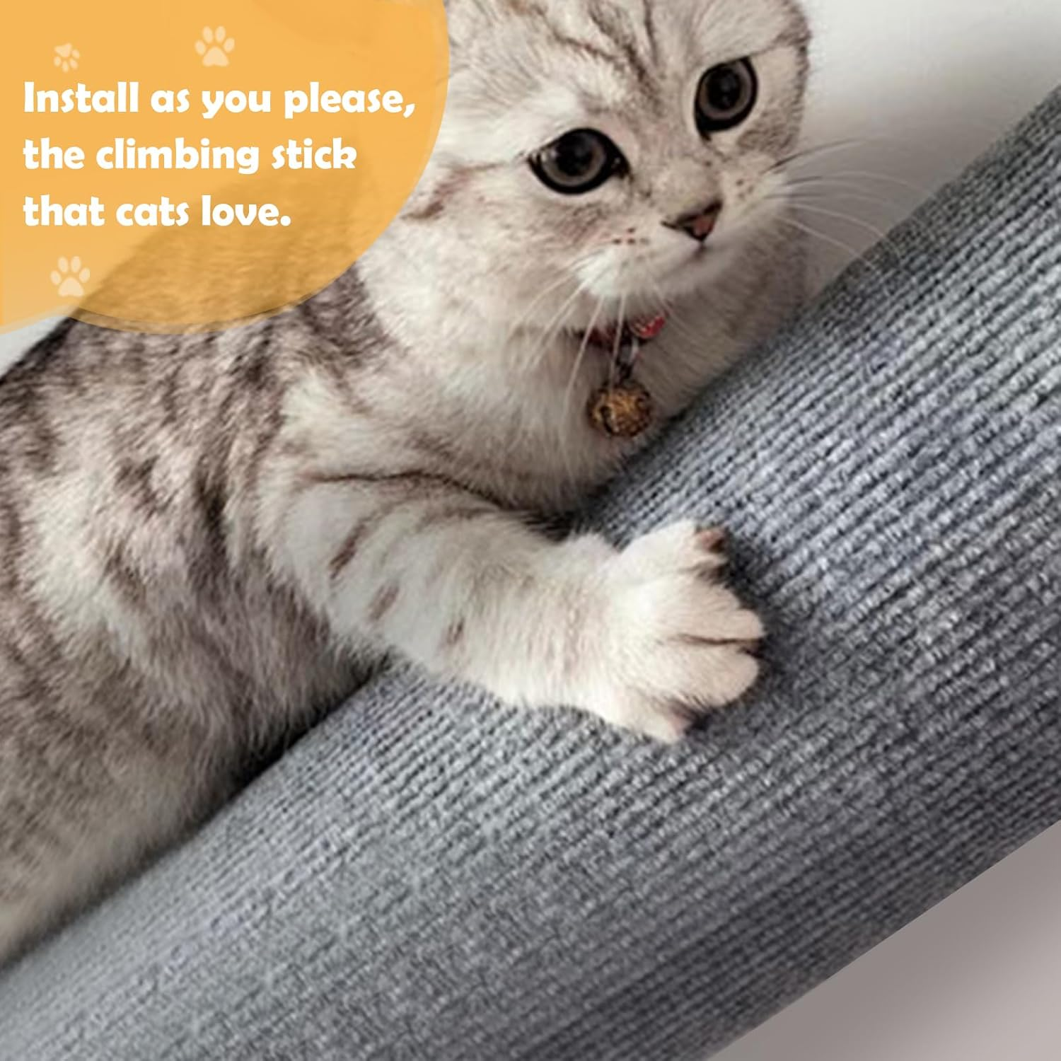 ​​​Scratching Post for Cats, Scratching Post, Small Cat Scratching Post, Cat Scratching Post, Cat Scratching Post, Cat Scratching Post (Side Mounting, 12 X 50 Cm) image number 2