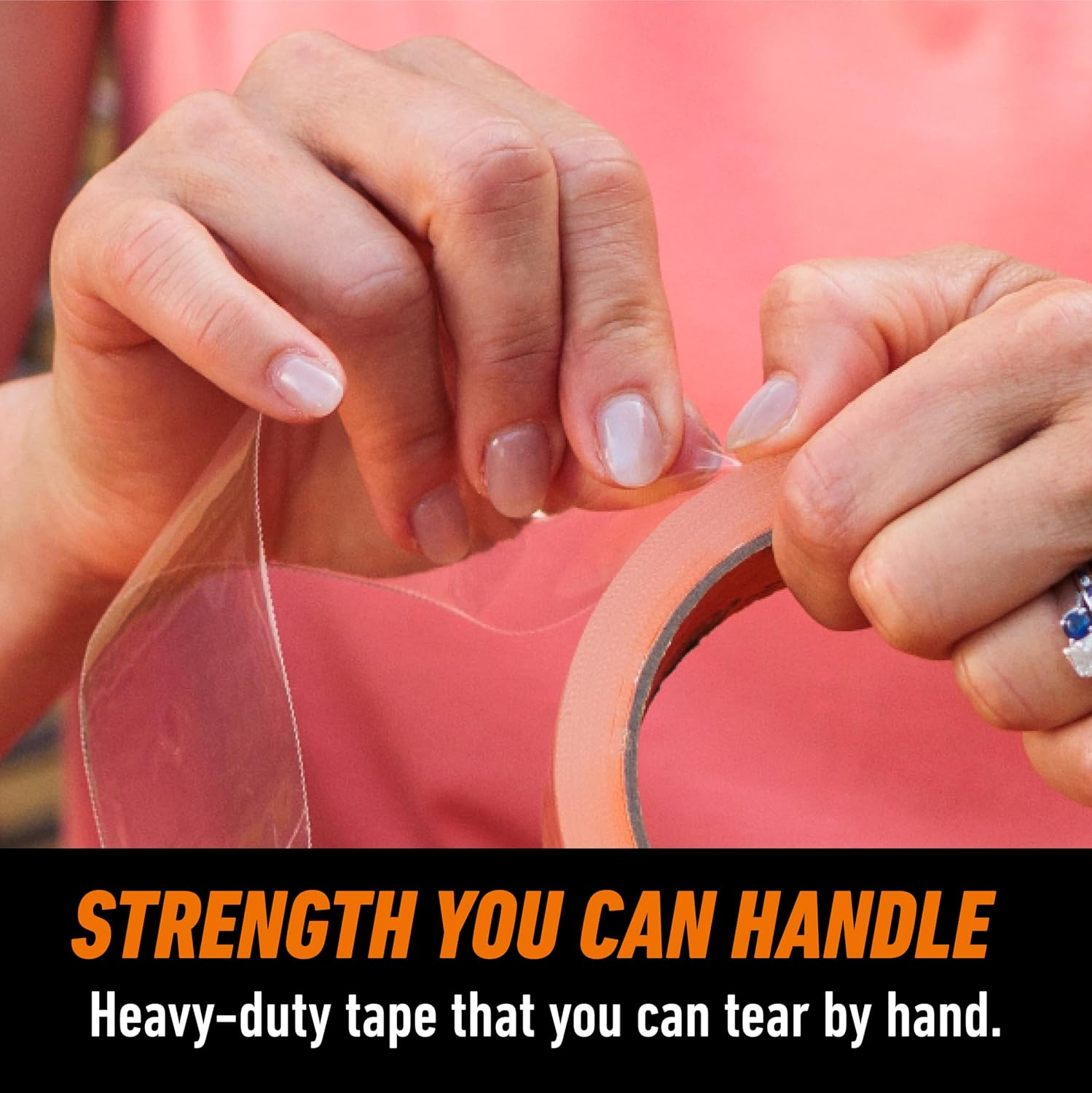 Gorilla Crystal Clear Repair Duct Tape, 1.88&rdquo; X 18 Yd, Clear, (Pack of 2) image number 5