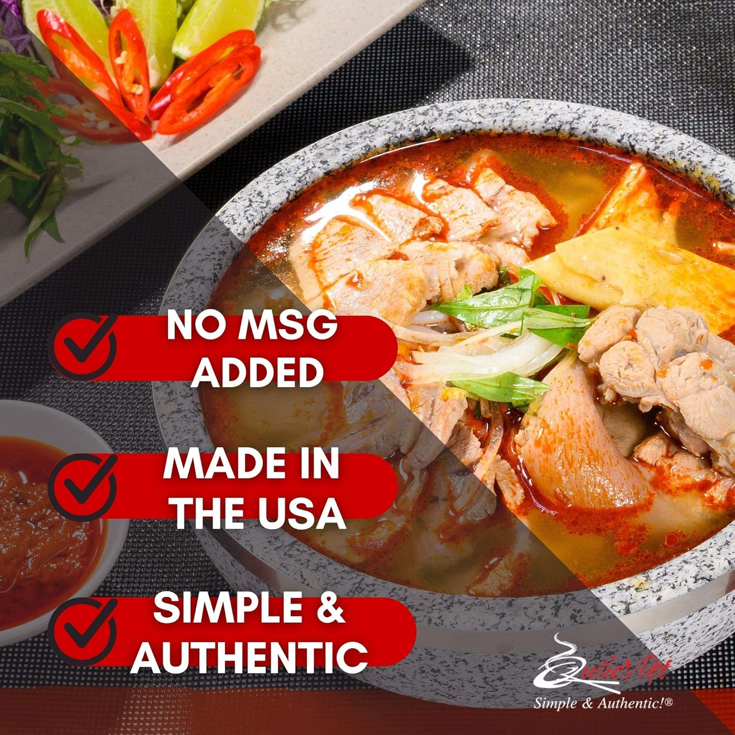 Quoc Viet Foods Cot Bun Bo Hue Style Beef Flavored Soup Base, 10 Oz.