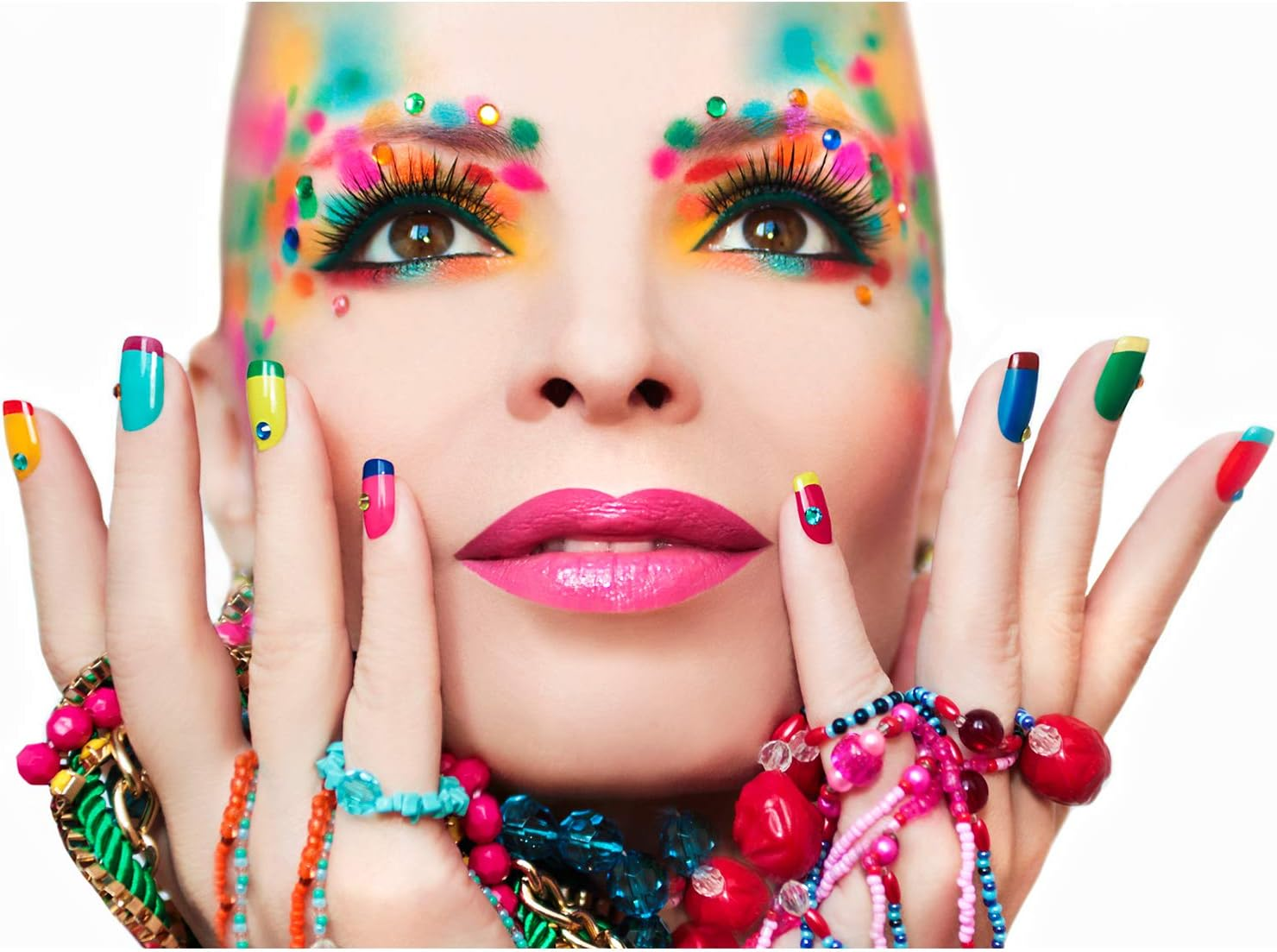 9000 Pieces Hotfix Rhinestone 3 Sizes 12 Colors Flatback round Glass Gemstone Crystal Iron on Rhinestones Glass Stones with Tweezers and 1 Picking Pen for DIY Manicure, Face Art Clothes Bags image number 4