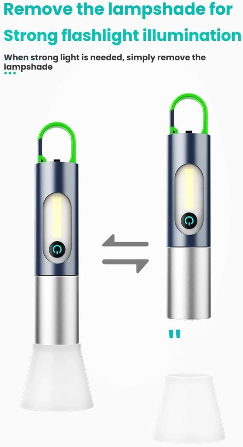 Traittion Zoomable LED Flashlight,Multifunctional Rechargeable LED Camping Flashlight with 4 Lighting Modes,1800Ma Large Capacity Battery,Ip68 Waterproof,1000 Lumens Brightness,For Home,Camping (3Pcs) image number 4