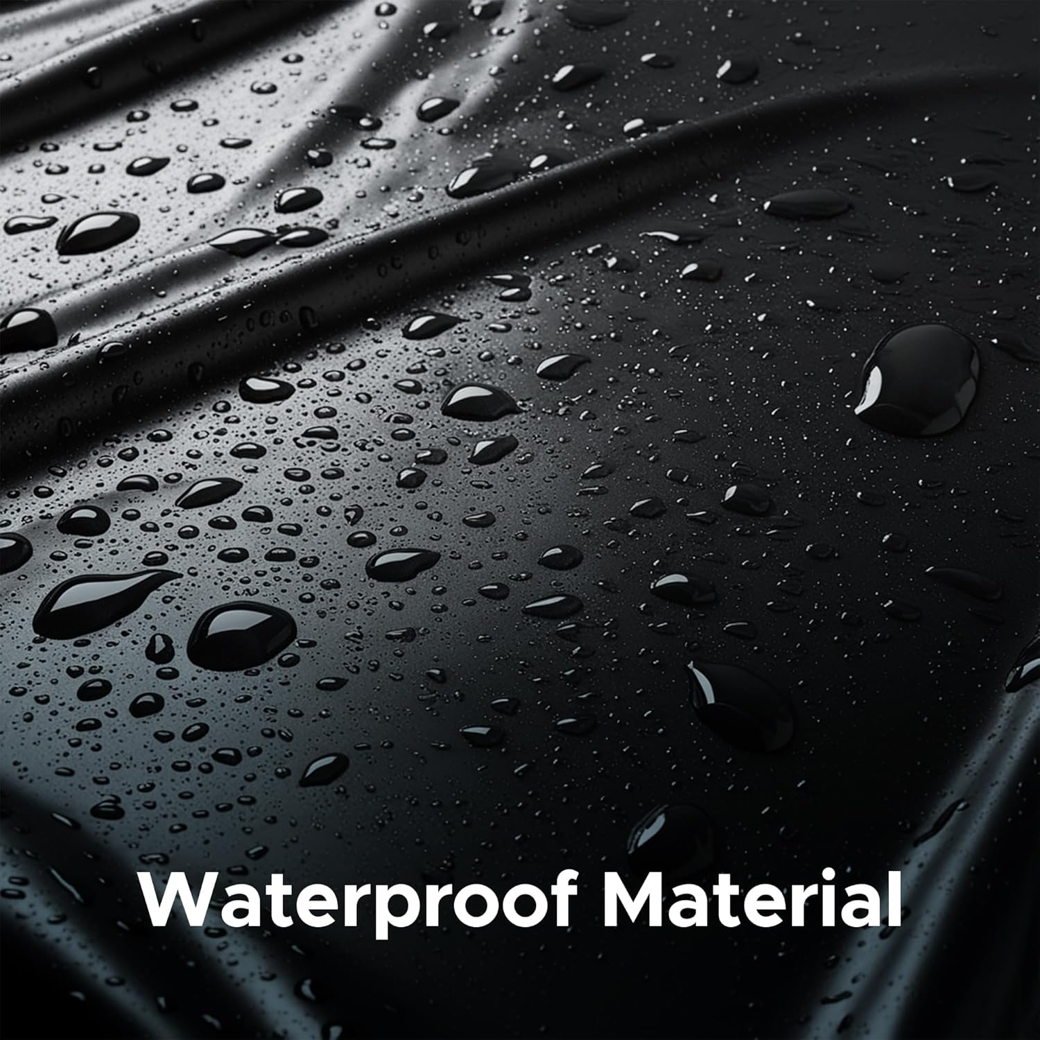 Black Vinyl Queen Waterproof Fitted Massage Bed Sheet with Side Pocket | Mattress Protector, Bed Cover for Nuru Massage - Oil, Water-Based, Silicone Safe | 152Cm X 203Cm + 35Cm Deep Pocket image number 1