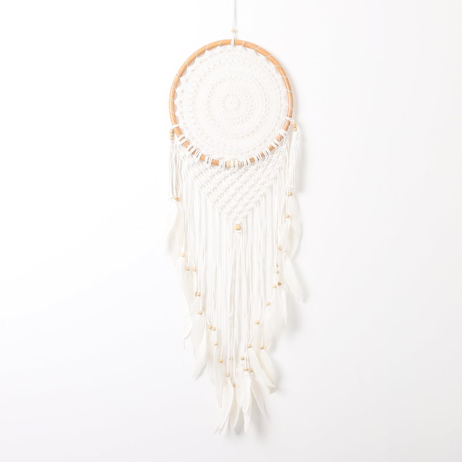 Balinese Dream Catcher Rattan, Handcrafted Knitted Decor - 30 Cm Wall Home Decor image number 1