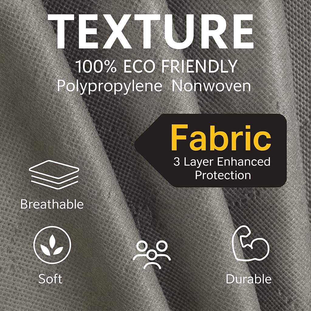 Goamz 4 Pack under Bed Storage Containers- 90L Foldable Underbed Storage Bags with Handles & Zipper for Clothes Home Storage & Organisation- 100X50X18Cm Underbed Storage Bags for Comforters, Blankets image number 3