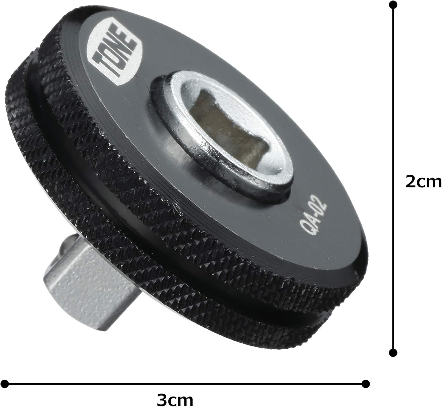 TONE QA-02 Quick Adapter, 1/4 Inch (6.35 Mm) Driving, Black image number 1