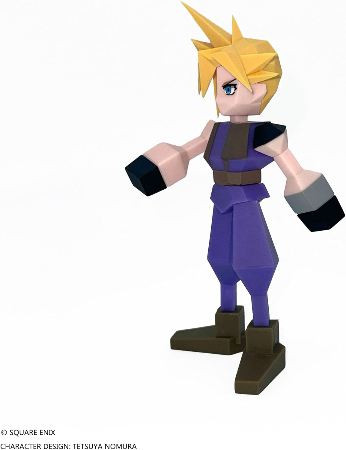 SQUARE ENIX Final Fantasy VII Polygon Soft Vinyl Figure - Cloud Strife image number 4
