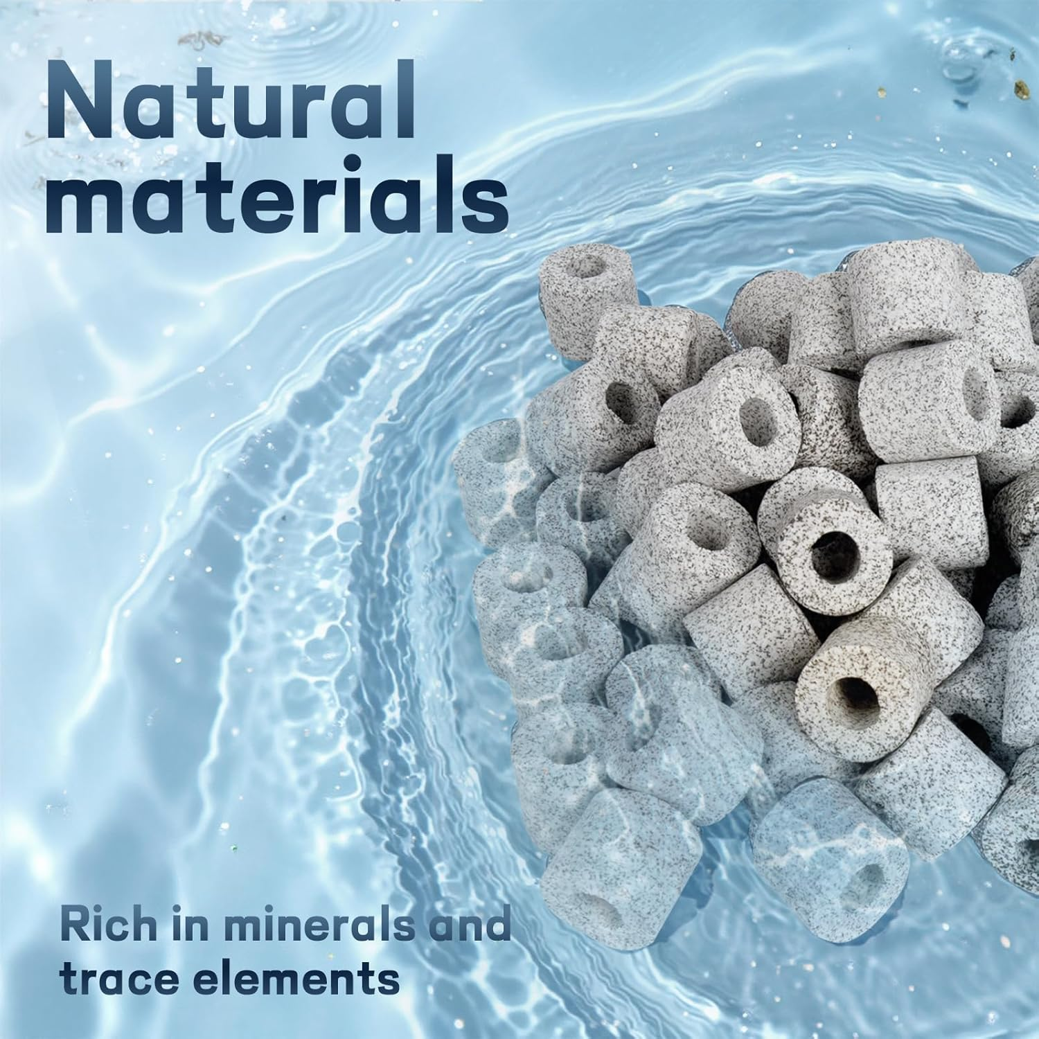 Boxtech Fish Tank Filter Media, Bio Filter Media - Water Purifying & Bacteria Cultivation for Fish Tanks/Ponds, for Freshwater and Saltwater Fish Tank（500G） image number 4