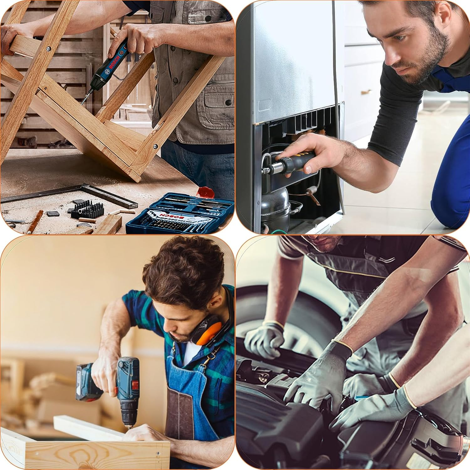 Zmbroll 550Pcs M3 Phillips Pan Head Machine Screws M3X4/5/6/8/10/12/16/20Mm Metric 304 Stainless Steel Screw Fully Thread Small Screws Fasteners Bolts Nuts and Flat Washers Assortment Kit image number 1