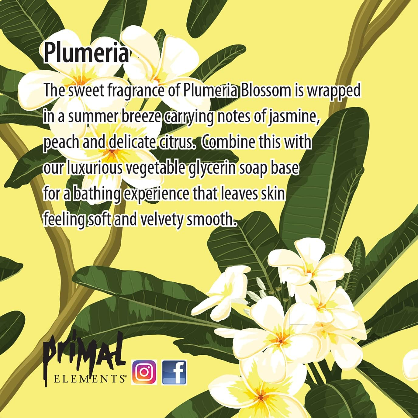 Primal Elements Plumeria Loaf Soap, 2.5Kg image number 3