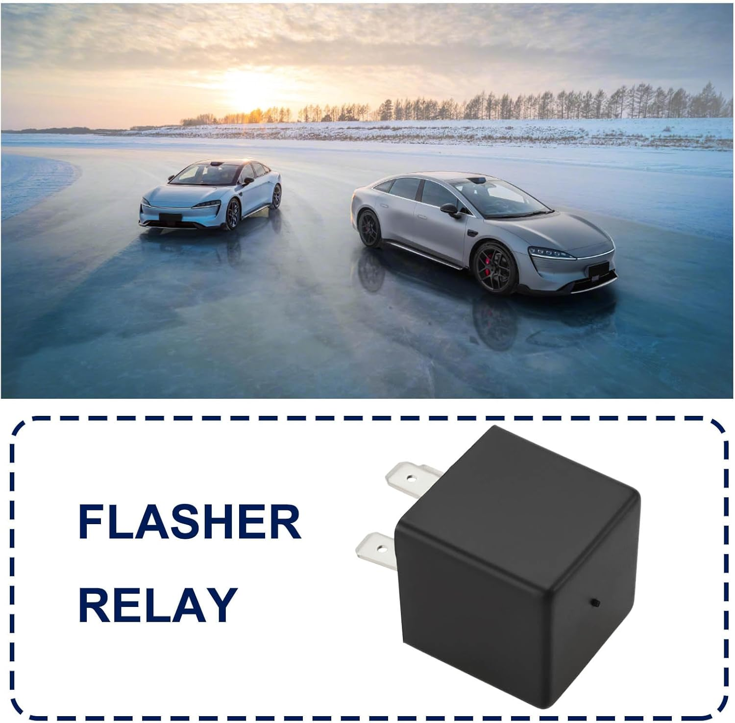 Emagtech 12.8V/162W 4-Pin Flasher Electronic Relay Max Power 130W LED Indicator Flasher Blinker Relay Compatible with Land Rover Defender 90/110 PRC8876 image number 5