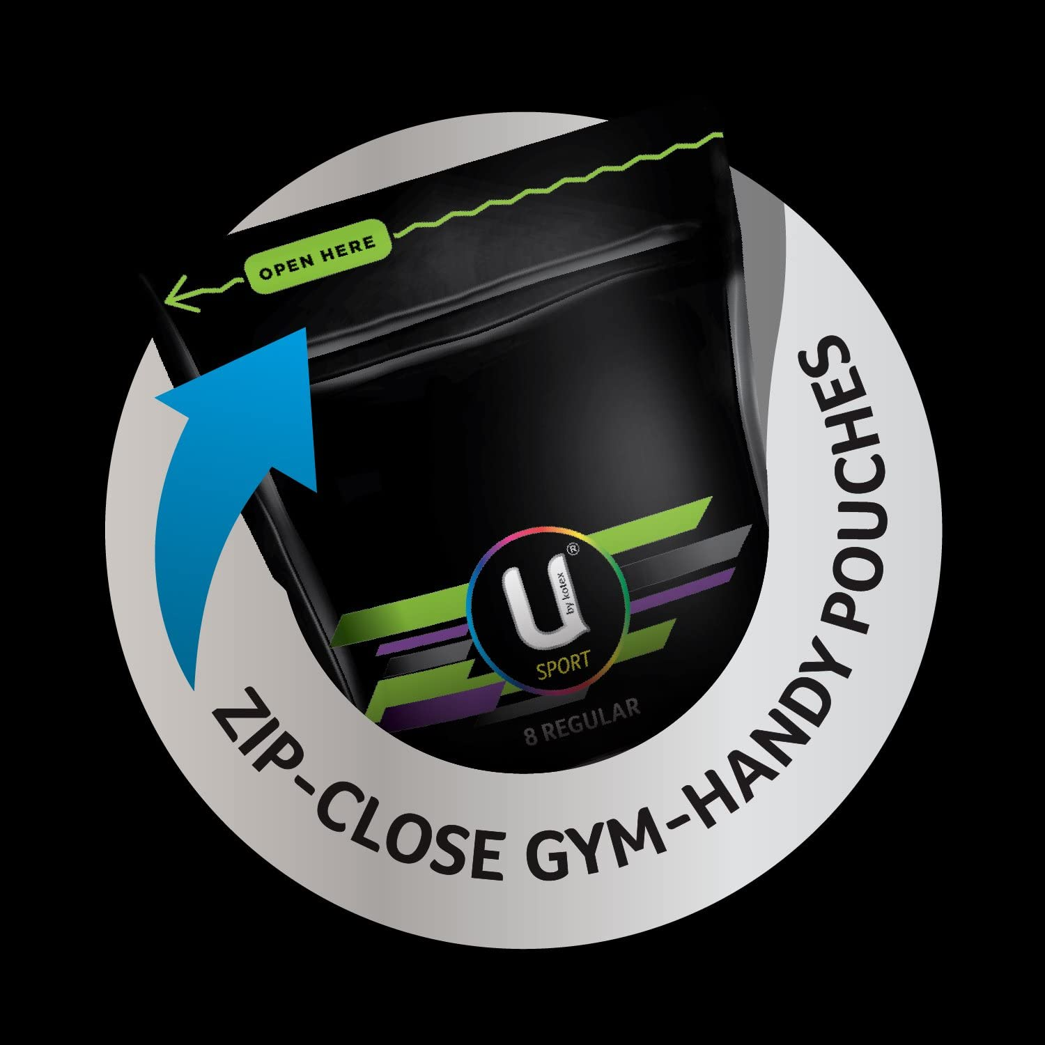 U by Kotex Sport Tampons Regular 16 Pack