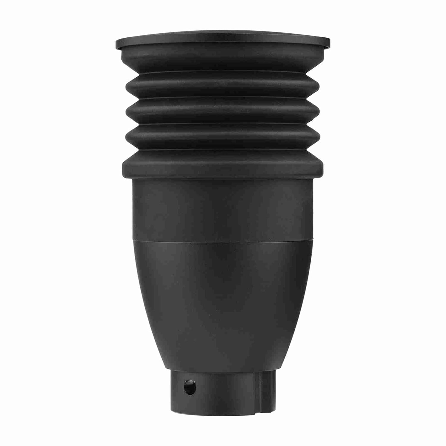 Single Dose Funnel, Espresso Coffee Grinder Dose Funnel Replacement Accessories for Reduce Coffee Grinds Retention with Silicone Bellow, Type: 2, Black, Aluminum Alloy (Type 2) image number 4