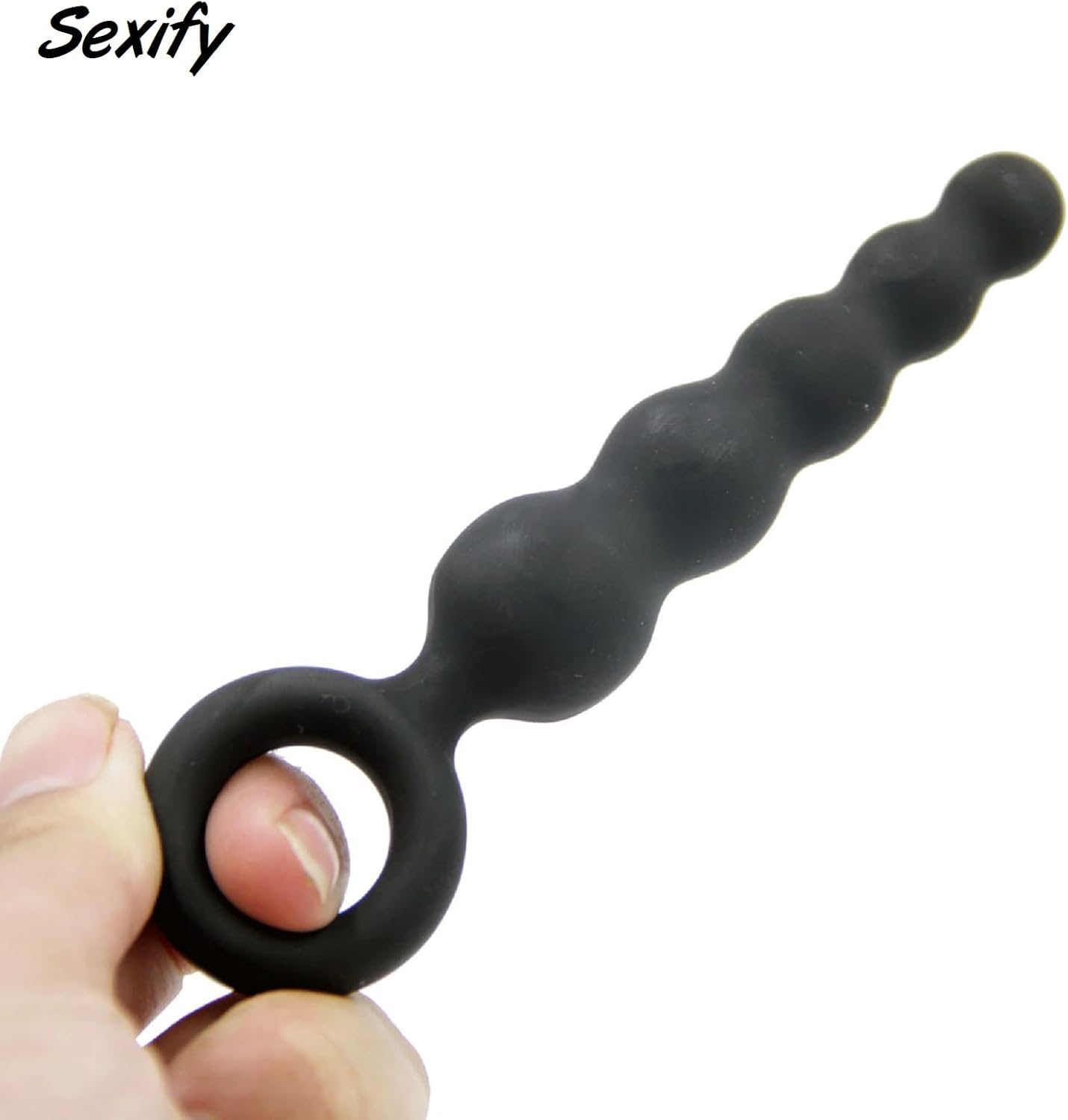 Anal Butt Plug Trainer Anal Plugs Beginners Starter Set for Women and Men Soft Anal Dildo Beads Plugs Trainer 5 Piece Set Silicone Adult Sex Toy