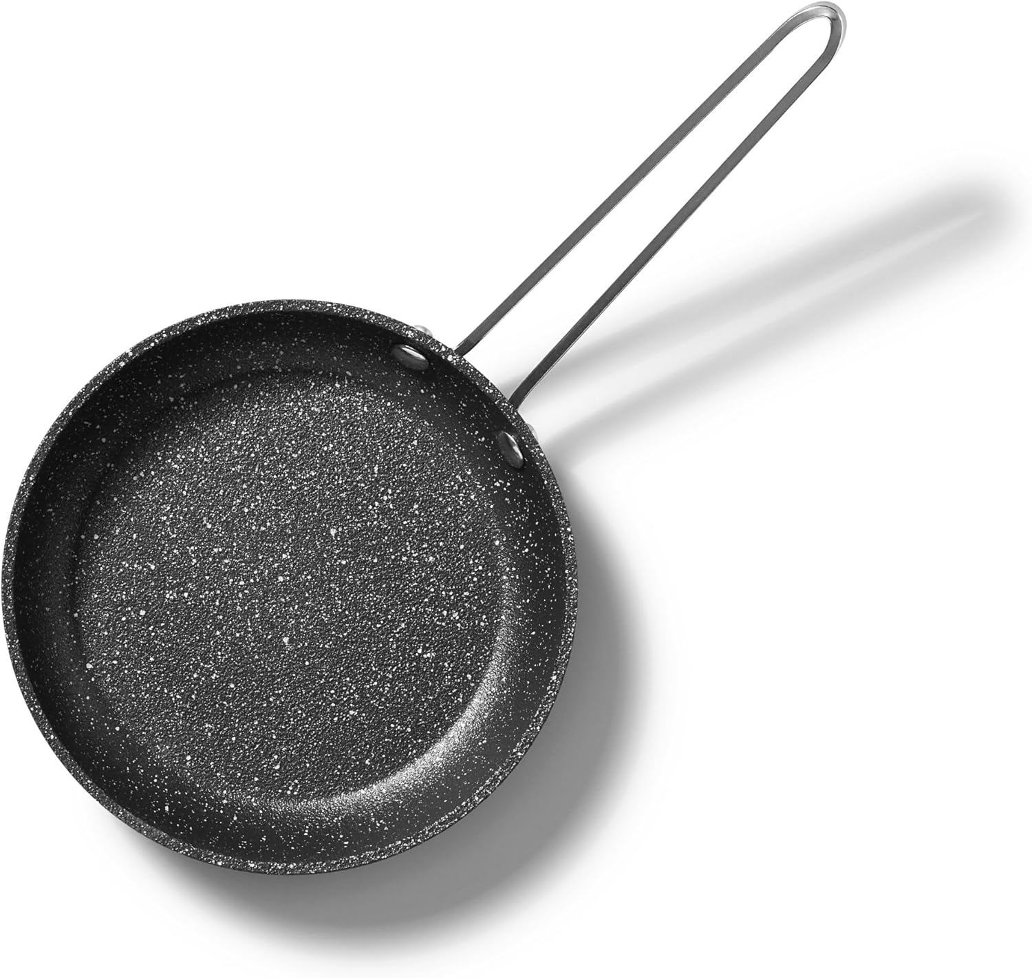 Starfrit the Rock Personal Fry Pan with Stainless Steel Handle, 6.0", Dark Gray image number 4