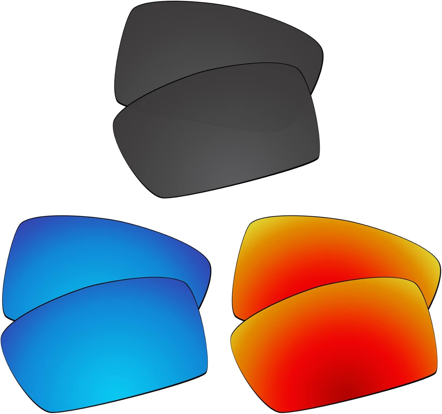 Ezreplace Lenses Replacement for Oakley Crankshaft OO9239 Sunglasses (Polarized Lenses)