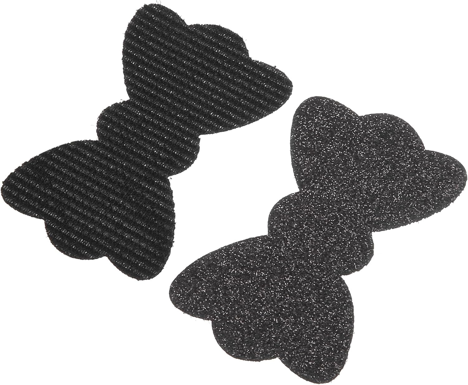 6 Pcs Black Bow Magic Hair Pad Hair Sticker Clips Glitter Sequins Bang Fixed Seamless Magic Paste Fringe Hair Bang Patch Hair Bang Accessories for Hair Styling Accessories image number 6