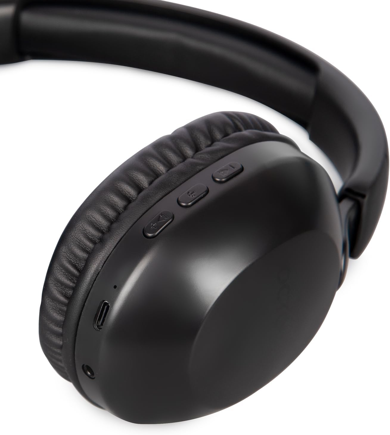 Vultech Octopus HBT-20BK 2.1 over Ear Wireless Bluetooth 5.3 and Aux Headphones with Microphone, Track Control, Call Management, Charging Type-C, Autonomy 12 Hours, Automatic Pairing Android, Ios