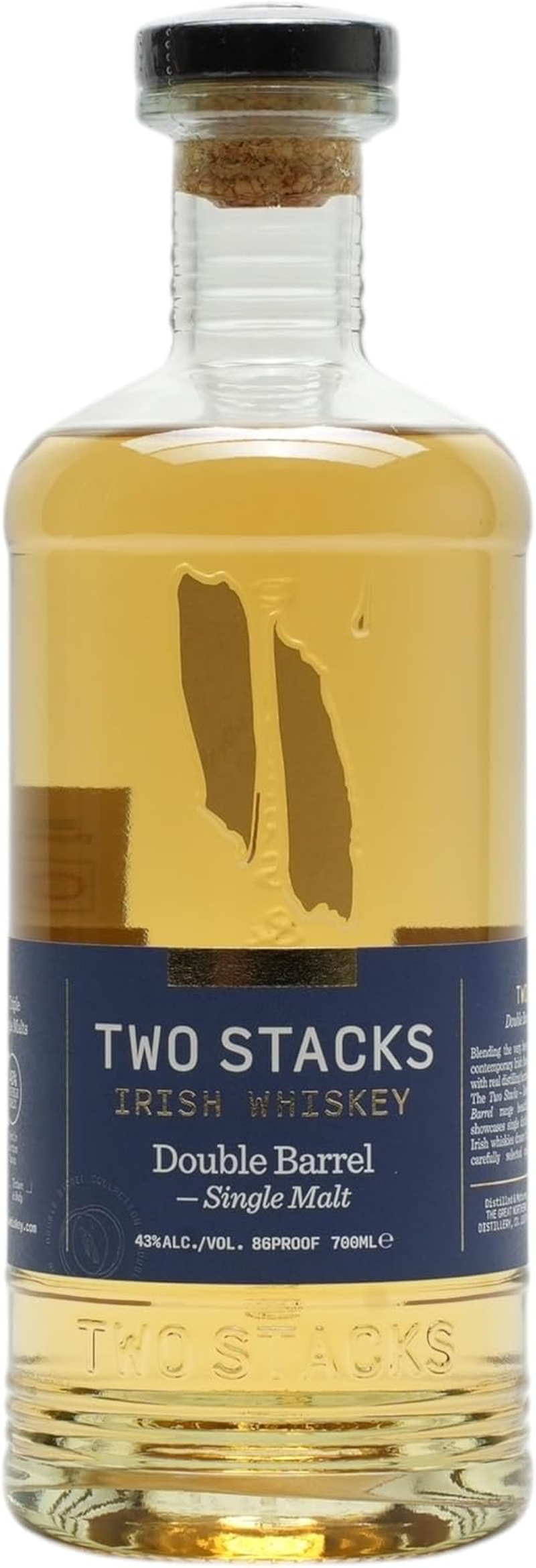 Two Stacks Double Barrel Single Malt Irish Whiskey 700Ml image number 1