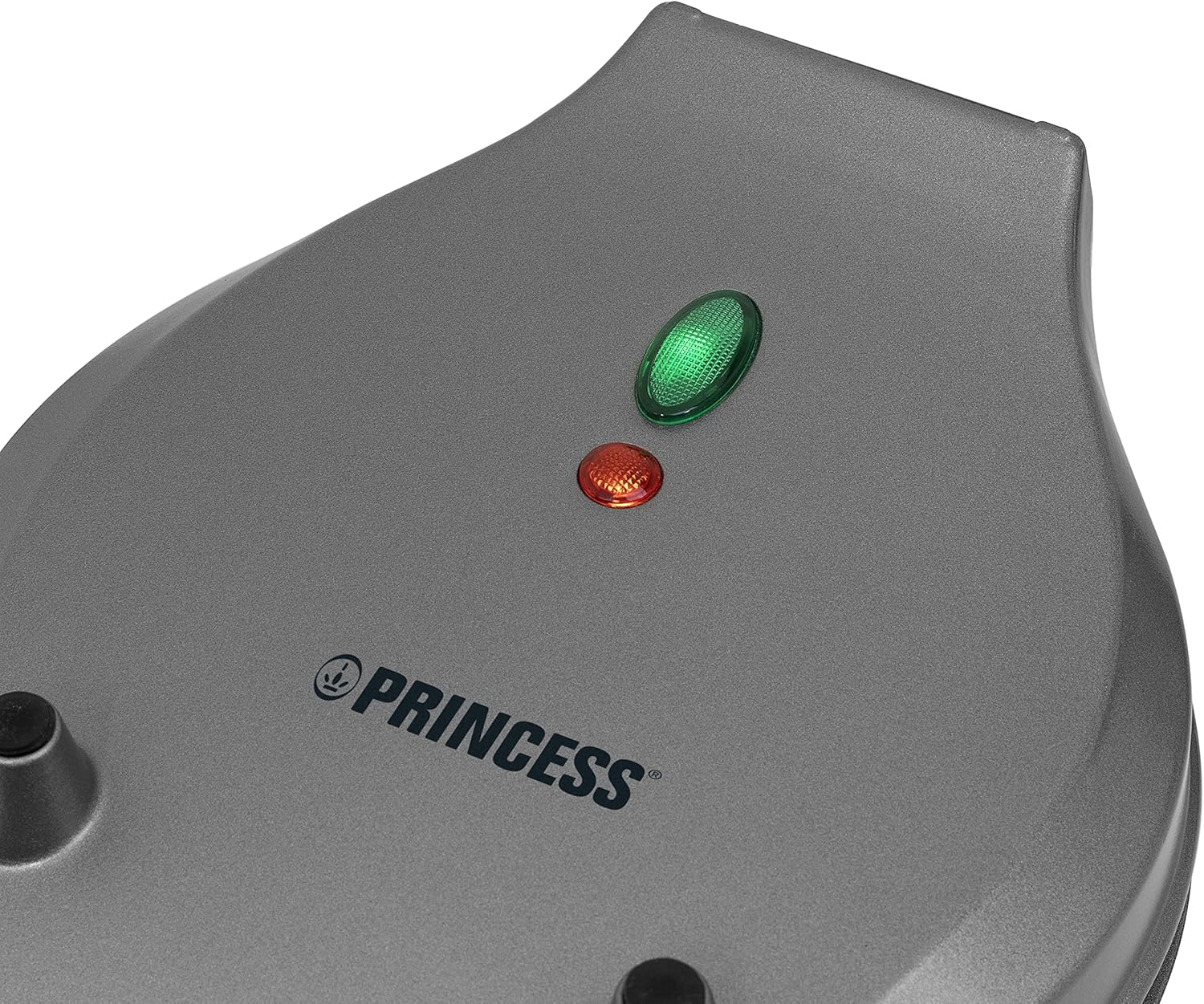 Princess 132465 Bubble Waffle Iron, 180&deg; Hinged, 700 Watt, 0.7 M Cable Length, Non-Stick Coating, Black image number 1