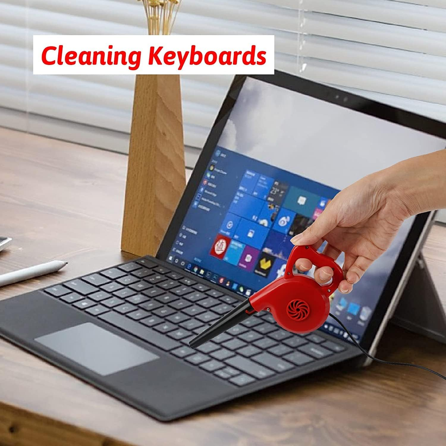 YOBRO Mighty Mini Blower,Fluid Art Tiny Simulated Blower,Real Working Blower,Usb Powered,Wonderfully for Acrylic Paint Blowing & Alcohol Ink Art image number 3