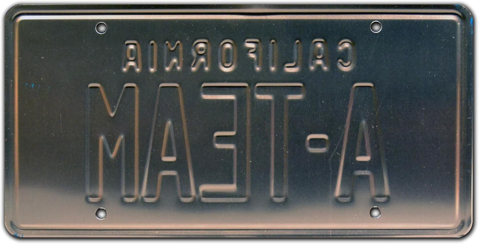 The A-Team | A-TEAM | Metal Stamped License Plate image number 4