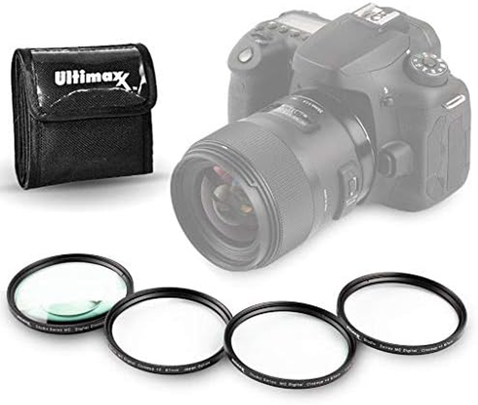 49MM Ultimaxx Professional Four Piece HD Macro Close-Up Filter Kit (1, 2, 4, 10 Diopter Filters) for Camera Lens with 49MM Filter Thread and Protective Filter Pouch image number 6