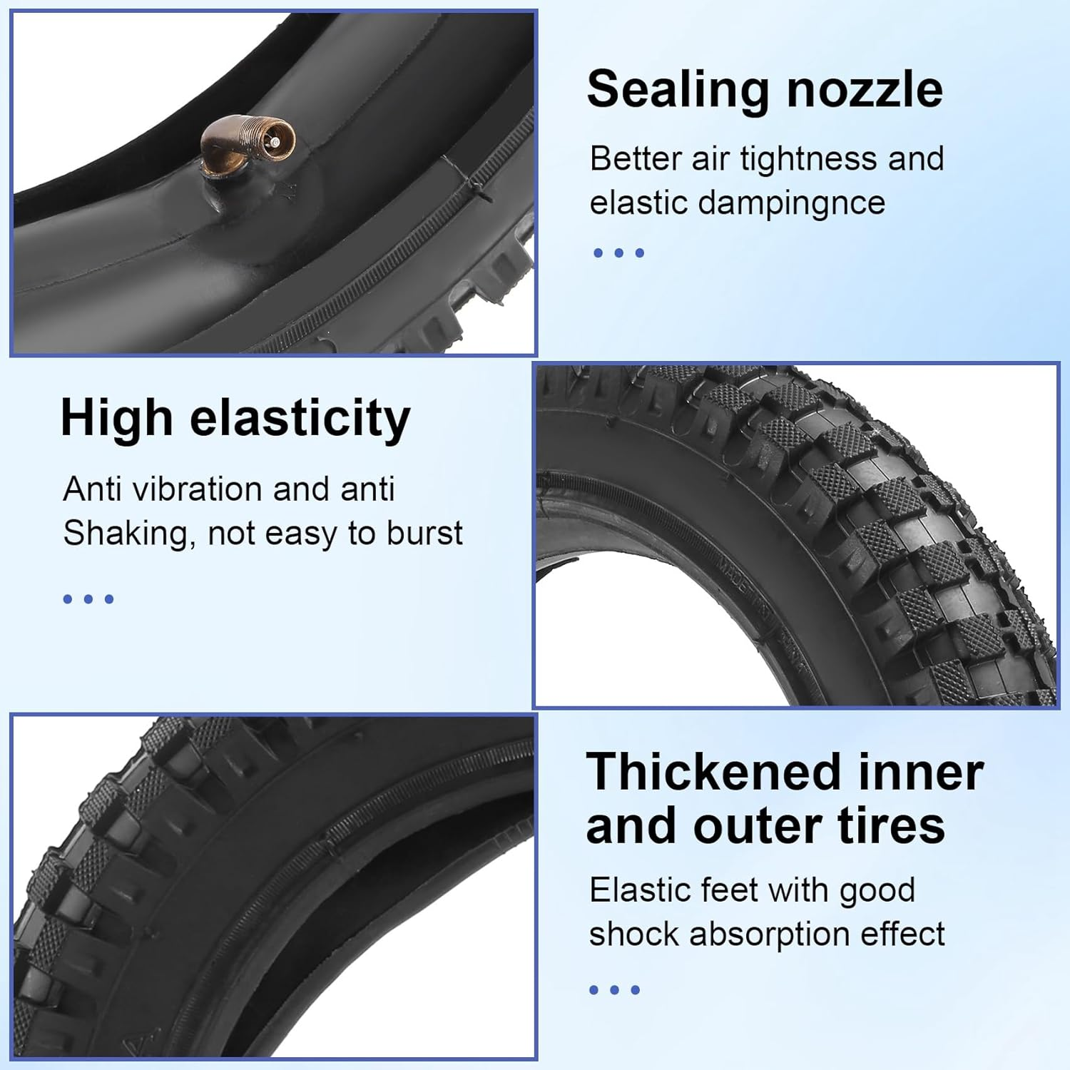 12 1/2 X 2.75 Tyre 12.5 X2.75 Tire for 49Cc Motorcycle Mini Dirt Bike Tire MX350 MX400 Scooter(Inner & Outer Tire) image number 3