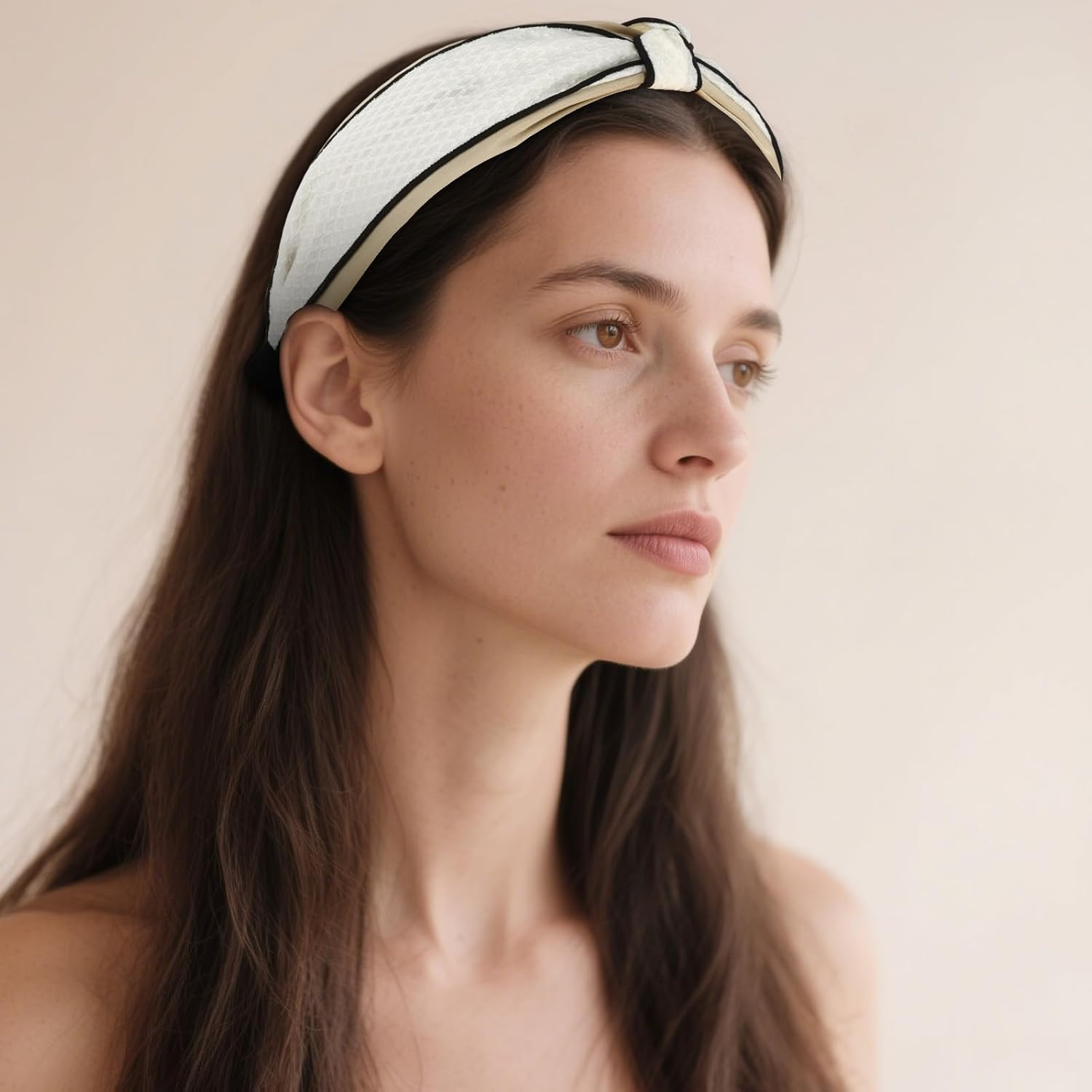 EXIPSAT Women'S Headband Set, Wide Headband & Hair Band, Colourful Hair Accessories with Wrap Look for Women, Pack of 3 image number 5