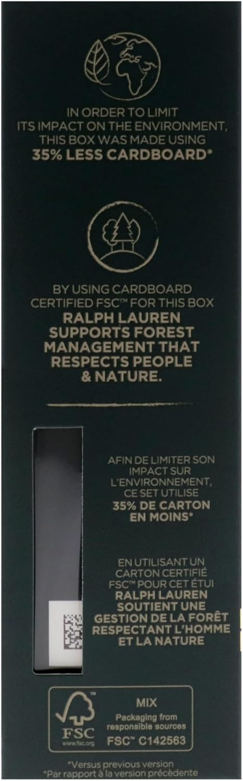 Ralph Lauren RALPH LAUREN Polo 2 Pc. Gift Set for UPC EDT 4 Oz + EDT 0.5 Oz, 119 Ml