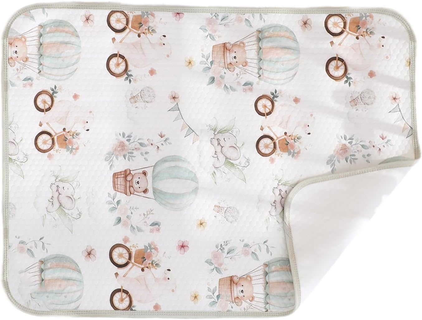 Diaper Changing Mat, Kids Bed Sheets, Washable Bassinet Pee Liner Mat, Potty Training Bedwetting Solution, Nursery Setup, Overnight Protection, 27.56 X 19.69 Inches image number 5