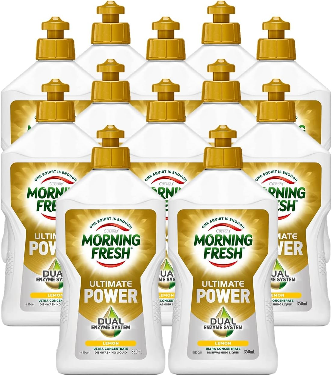 Morning Fresh Ultimate PRO Performance Lemon Dishwashing Liquid, 350 Ml (Pack of 12) image number 2