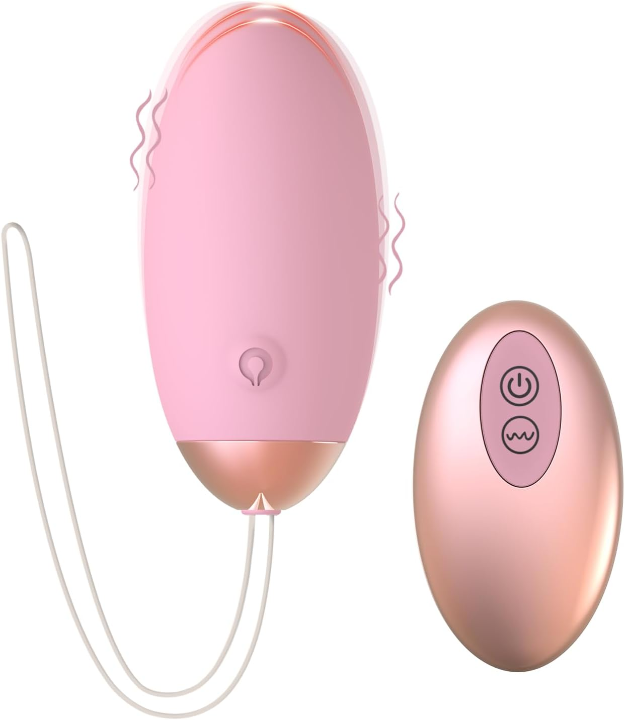 COREXPOWER Remote Control Vibrator for Women, Wearable Wireless Remote Vibrator Adult Toy, Mini Egg Shape Vibrator Bullet, Vibrating Ball for Women, Little Pink Rem