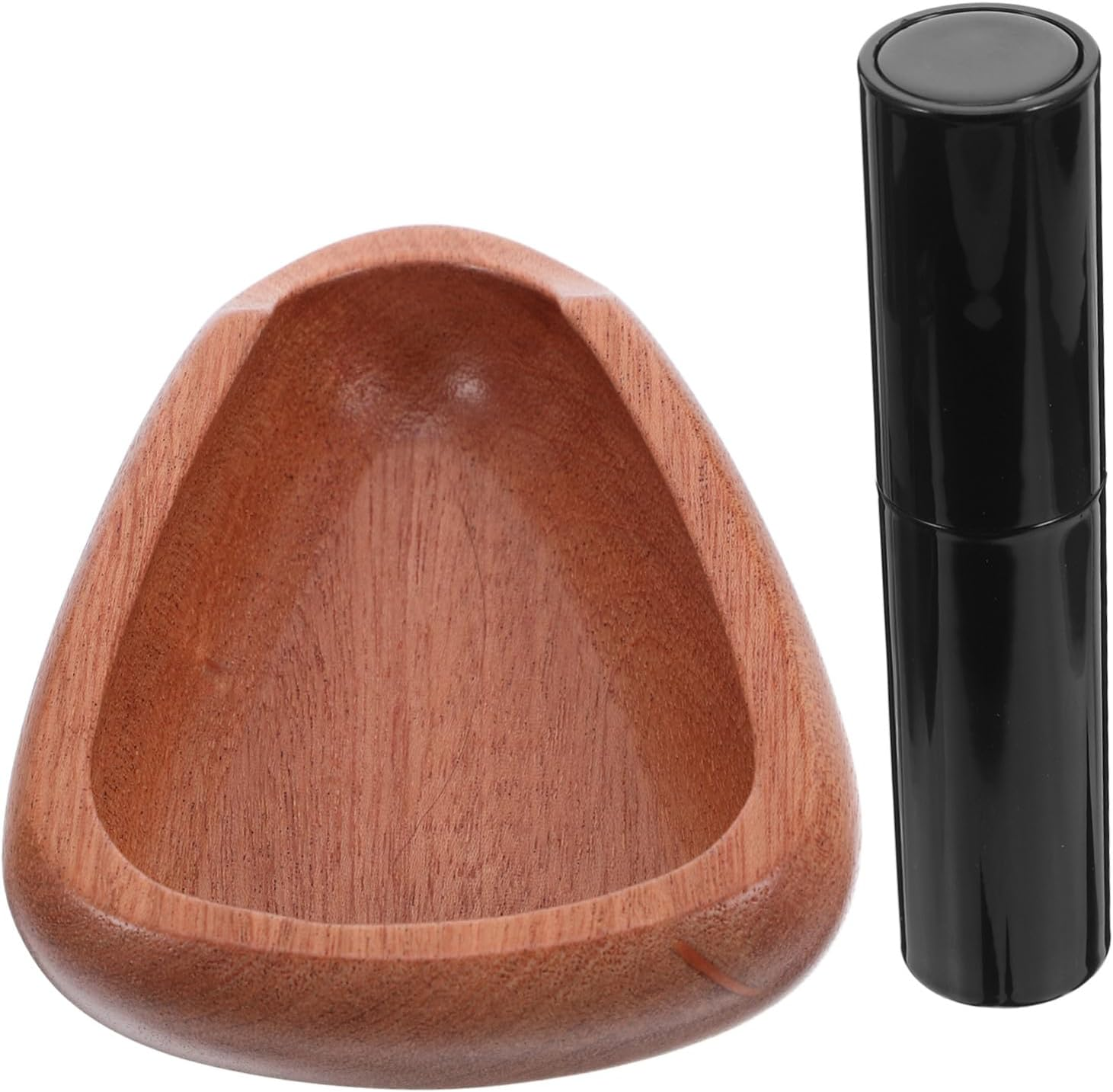 LABRIMP Wooden Coffee Bean Dosing Cup Set with Antistatic Spray Bottle Small Natural Wood Espresso Bean Weighing Bowl for Home Office Cafe Precise Coffee Powder and Tea Leaf Measurement image number 4