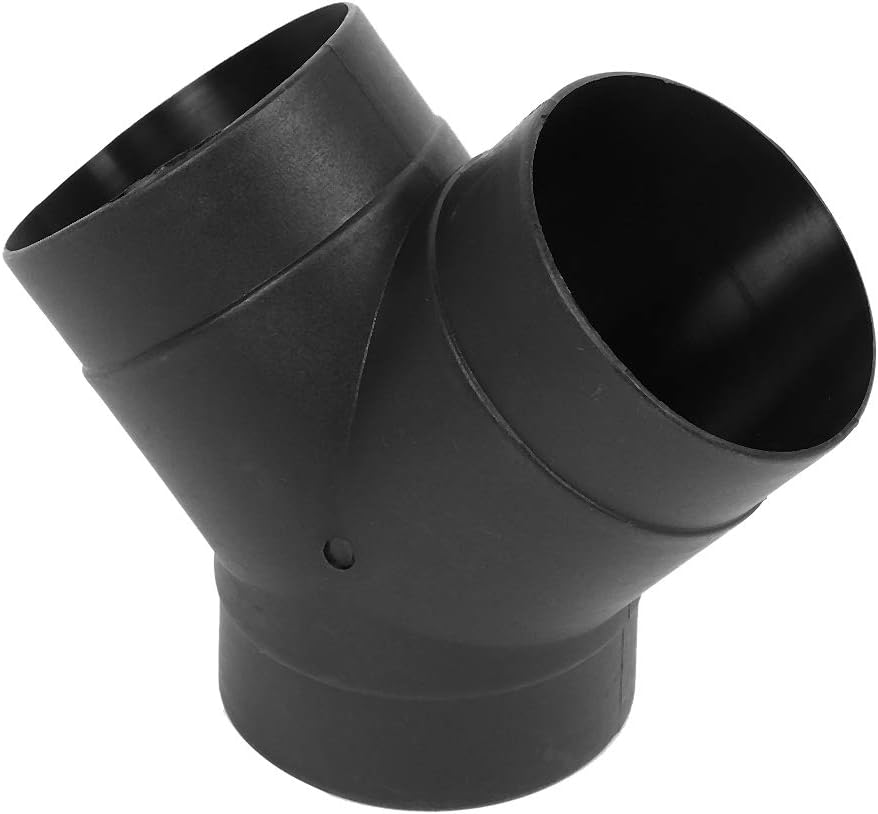 Diesel Heater Pipe, Car Heater Duct Vent 75Mm Ducting Warm Air Vent Outlet Kit Y Branch Warm Air Outlet for Diesel Heating Furnaces