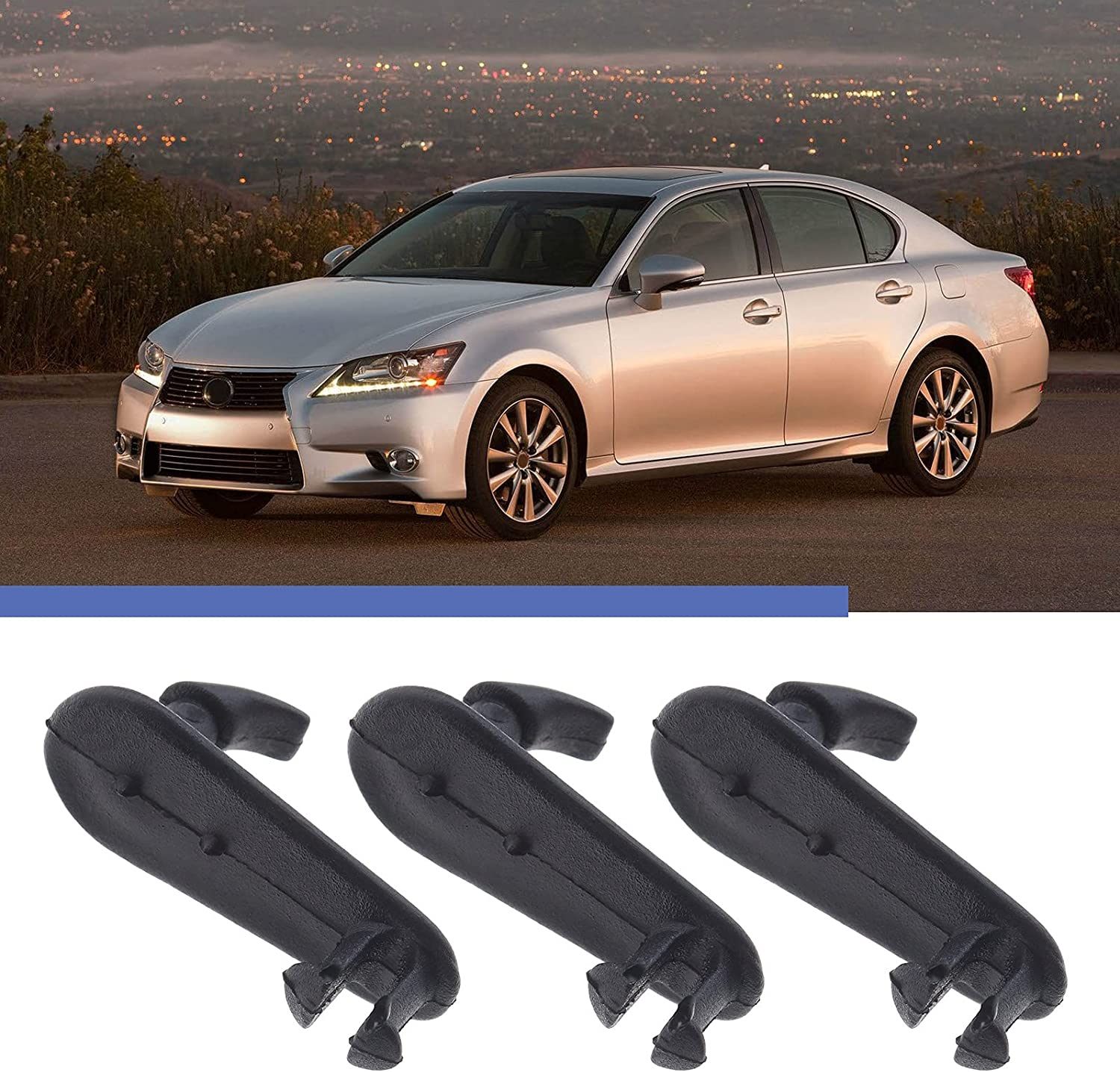 SING F LTD 8Pcs Car Mat Carpet Clips Fastener Fixing Hooks Compatible with Toyota Compatible with Lexus PZ410-99350-01