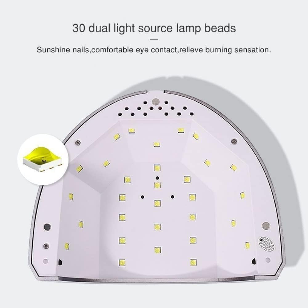 Nail Dryer Nail Tools Uv Led Nail Lamp 48W with 3 Timer Settings Auto Sensor Professional Gel Polish Light Curing Lamp Home Use Black Nail Lamp image number 4