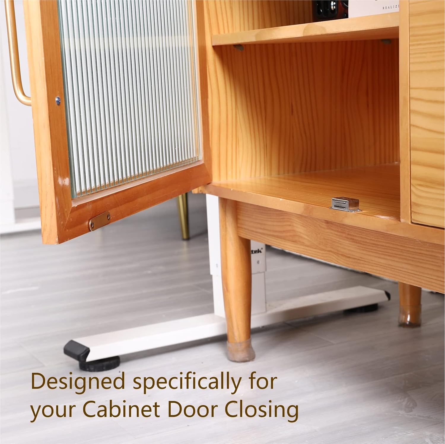 Moosike Cabinet Magnets Magnetic Door Catch Stainless Steel Door Magnet for Kitchen Bathroom Cupboard Wardrobe Closet Closures Cabinet Door Drawer Latch 20 Lbs(10Pack) image number 5