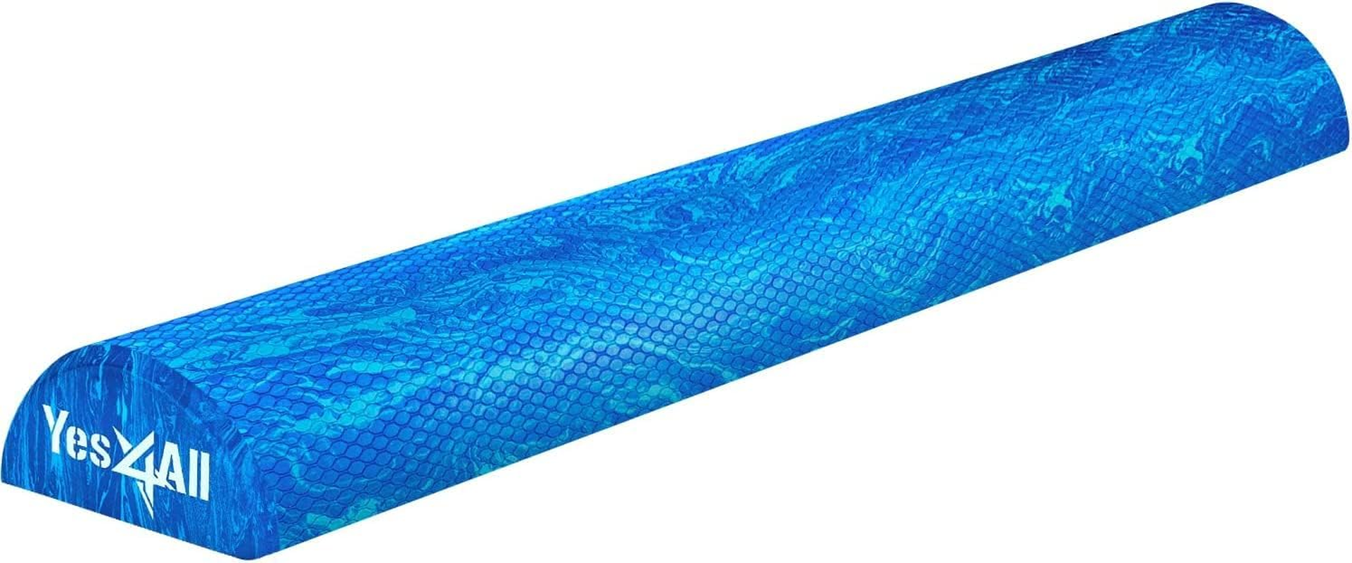 Yes4All Medium-Density EVA Foam Roller for Physical Therapy Half Yoga Back Roller for Muscle Massage, Back Pain Relief