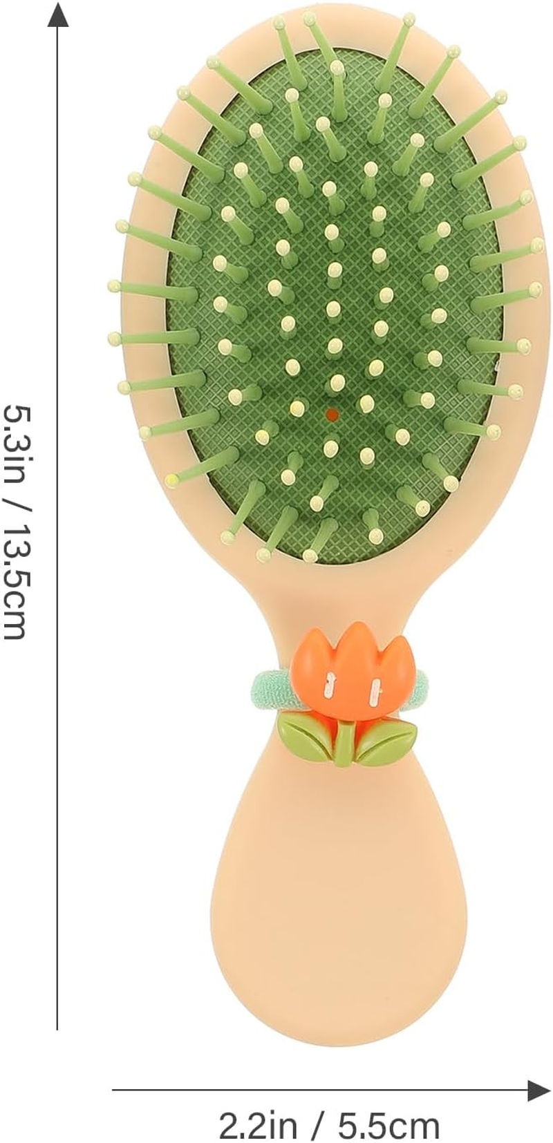 FOMIYES Detangling Kids Brush 3 Pcs Toddler Detangler Hair Brush Pocket Travel Small Paddle Hair Dry Hair Brush for Women Men Kids Detangling Cushion Brush image number 2