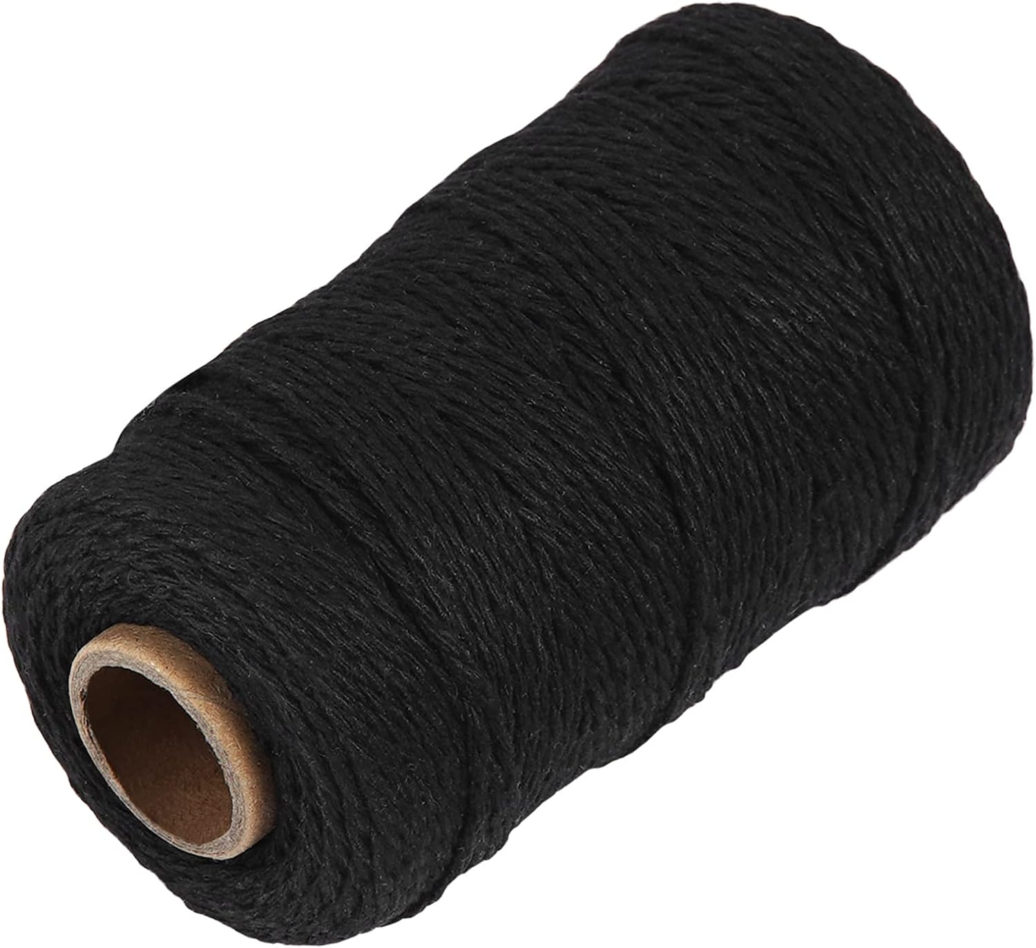 Ohtomber White Cotton Butchers Twine String - 328 Feet 2MM for Crafts, Bakers Twine, Kitchen Cooking Butcher Meat and Roasting, Gift Wrapping