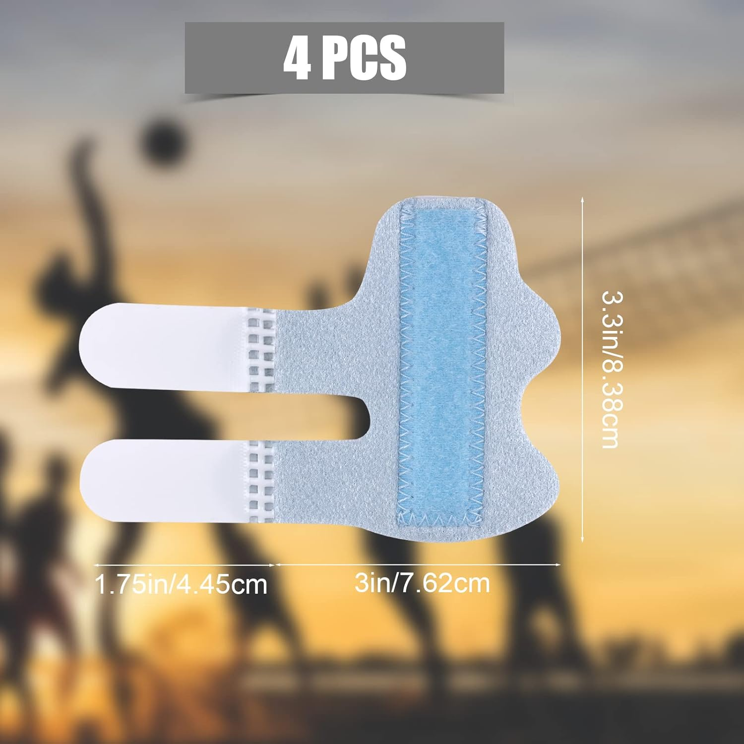 AIEX Finger Support Splints 4 Pieces (4 Colours) image number 4