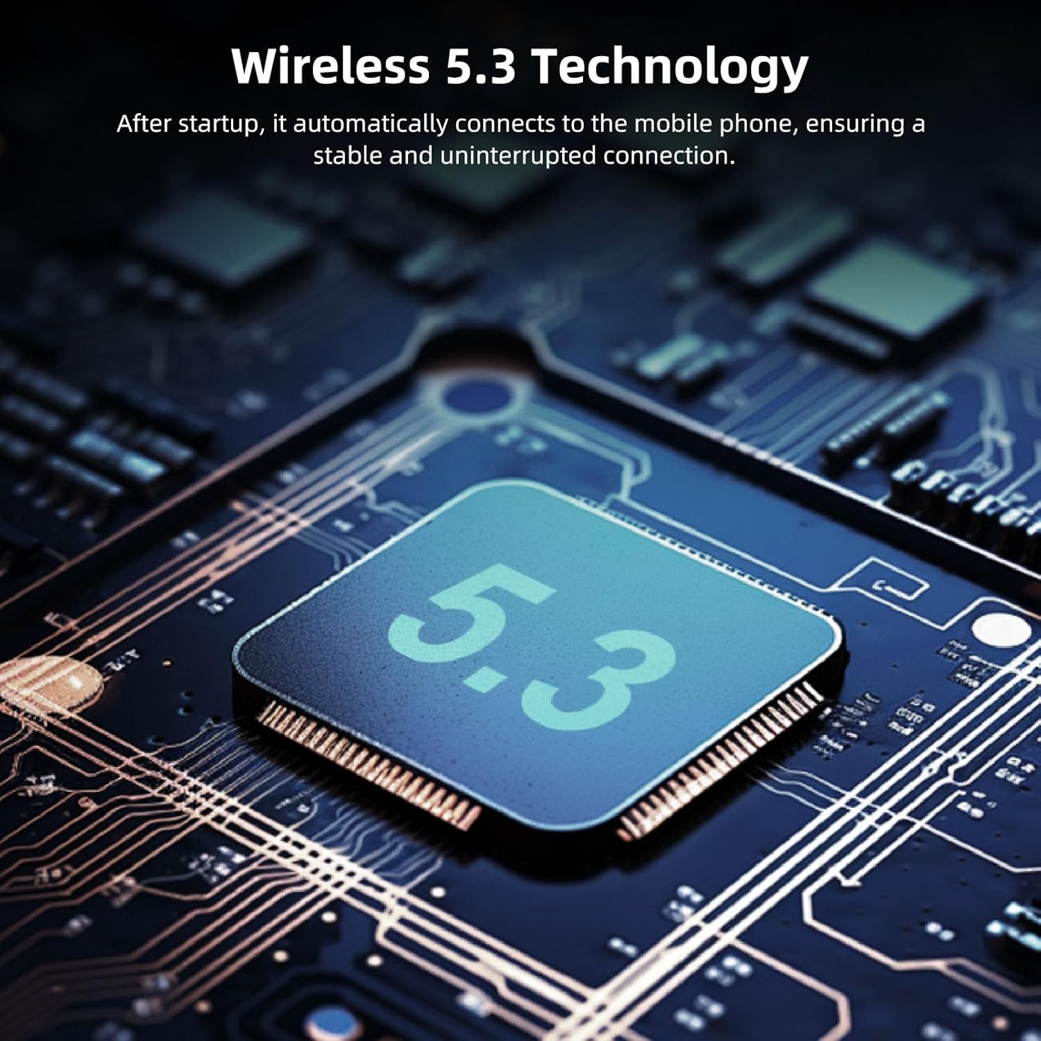 Sustvita Bluetooth Helmet Speaker with Active Noise Cancellation, 50 Hours Audio from a 1900Mah Charging Case, a Motorcycle Bluetooth Headset for Most Helmets image number 3