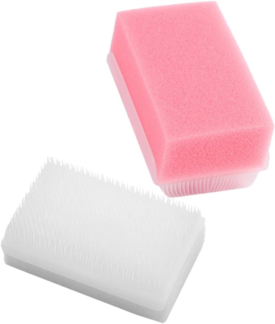 Vaguelly Wilbarger Brushes 2Pcs (White Pink) Sensory Brush for Children Autism Tool for Toddler