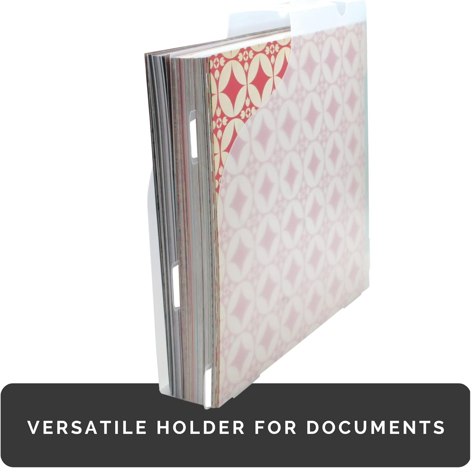 Advantus Vertical Scrapbook Paper Holder, Frosted image number 2